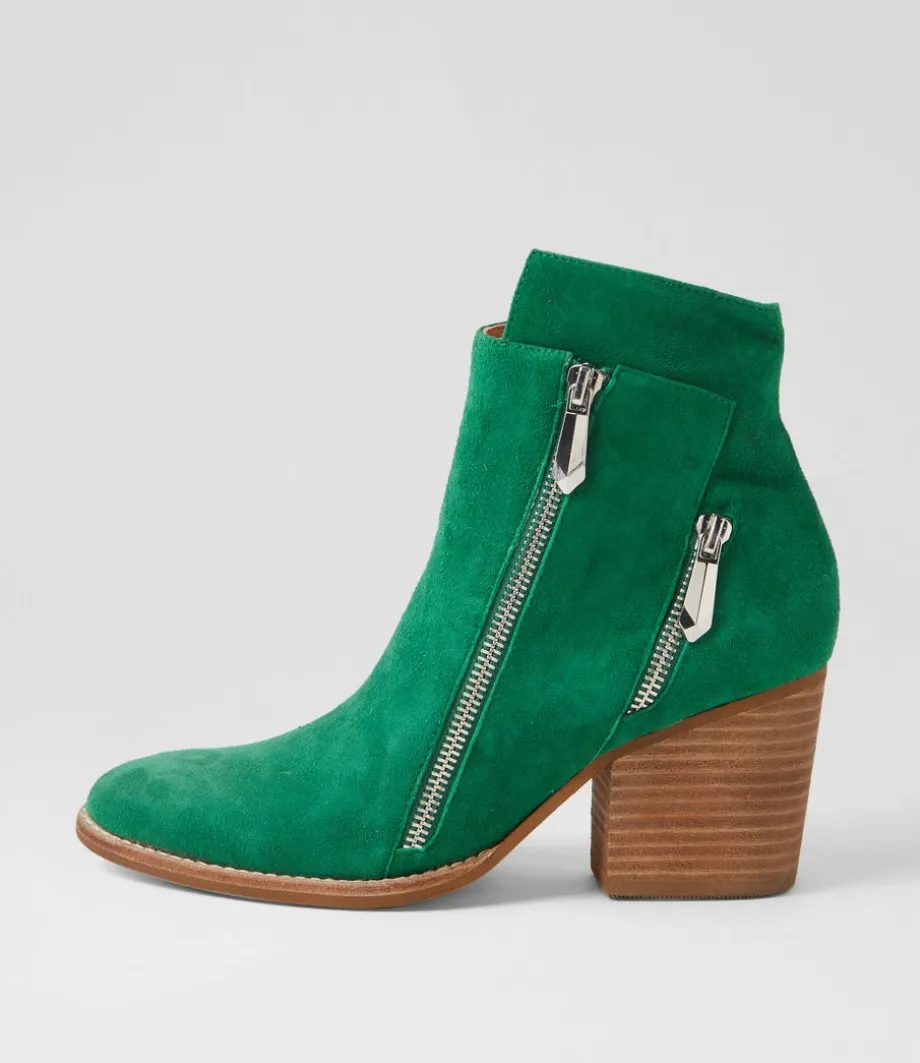 Klues New Emerald Suede Ankle Boots