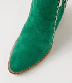 Klues New Emerald Suede Ankle Boots