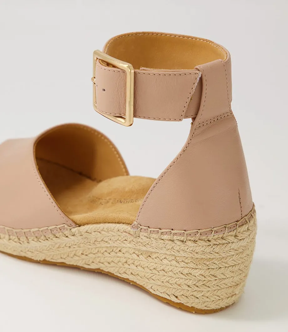 Koen Xw Blush Leather Espadrilles
