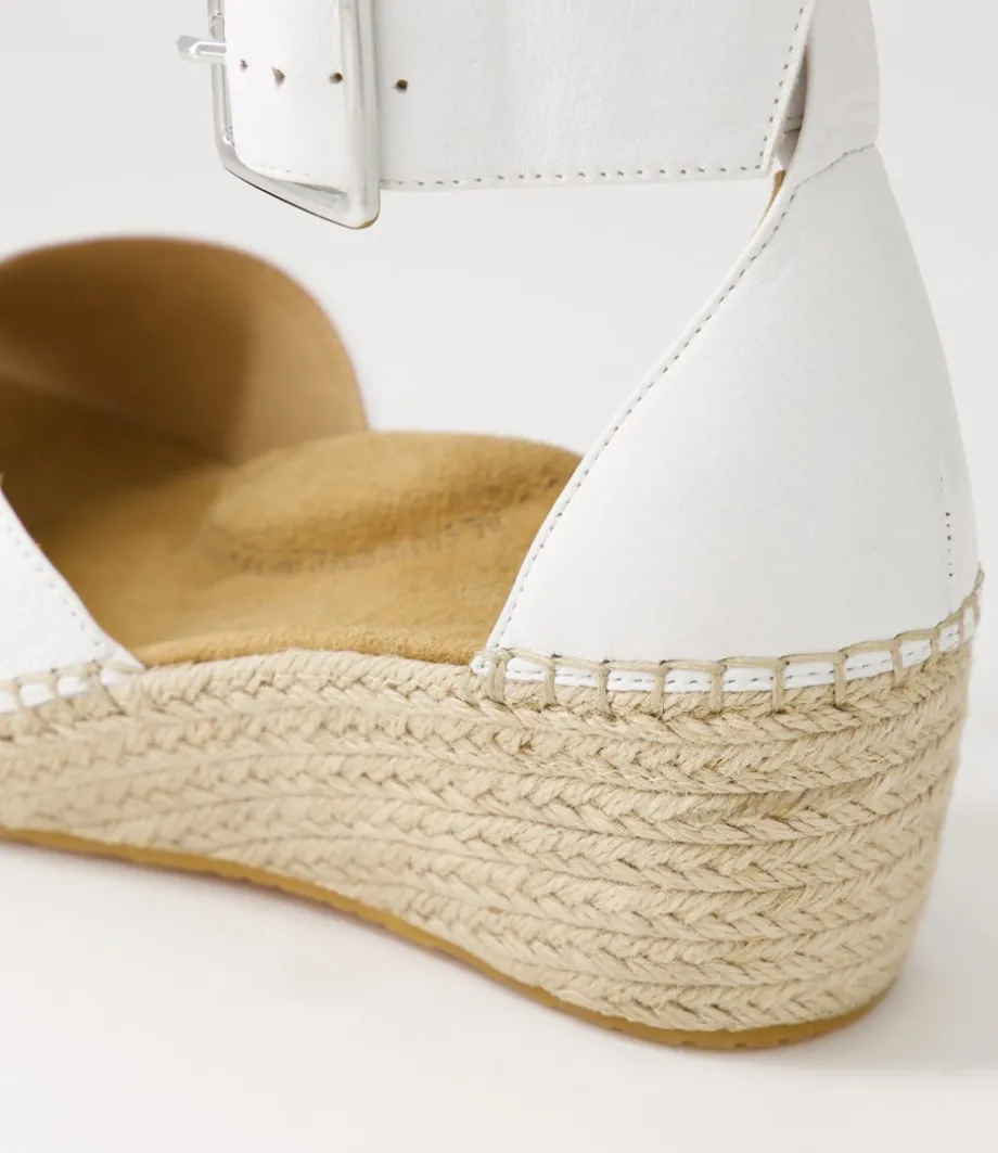 Koen Xw White Leather Sandals