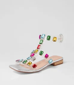 Kosire Silver Bright Multi Sandals