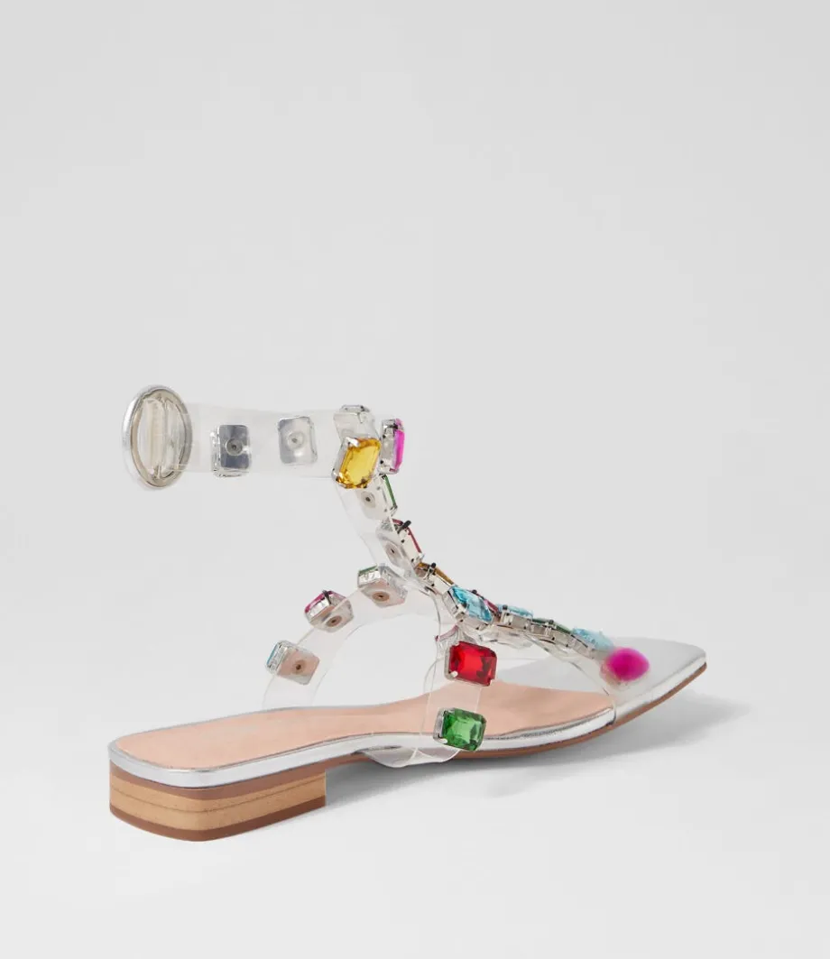 Kosire Silver Bright Multi Sandals