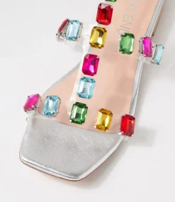 Kosire Silver Bright Multi Sandals
