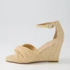 Kotio Ivory Syn Raffia Espadrilles