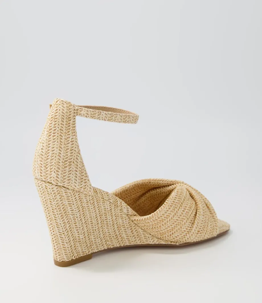 Kotio Ivory Syn Raffia Espadrilles