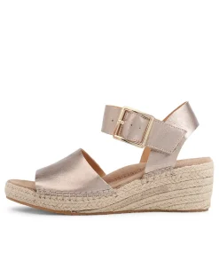Kraig Xw Champagne Leather Espadrilles