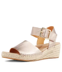 Kraig Xw Champagne Leather Espadrilles