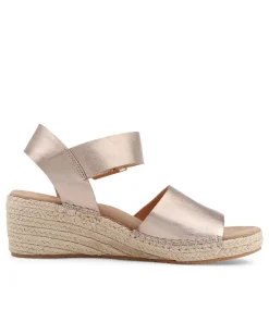 Kraig Xw Champagne Leather Espadrilles