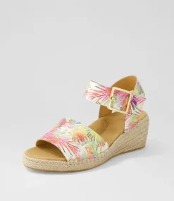 Kraig Xw Multi Palms Leather Sandals