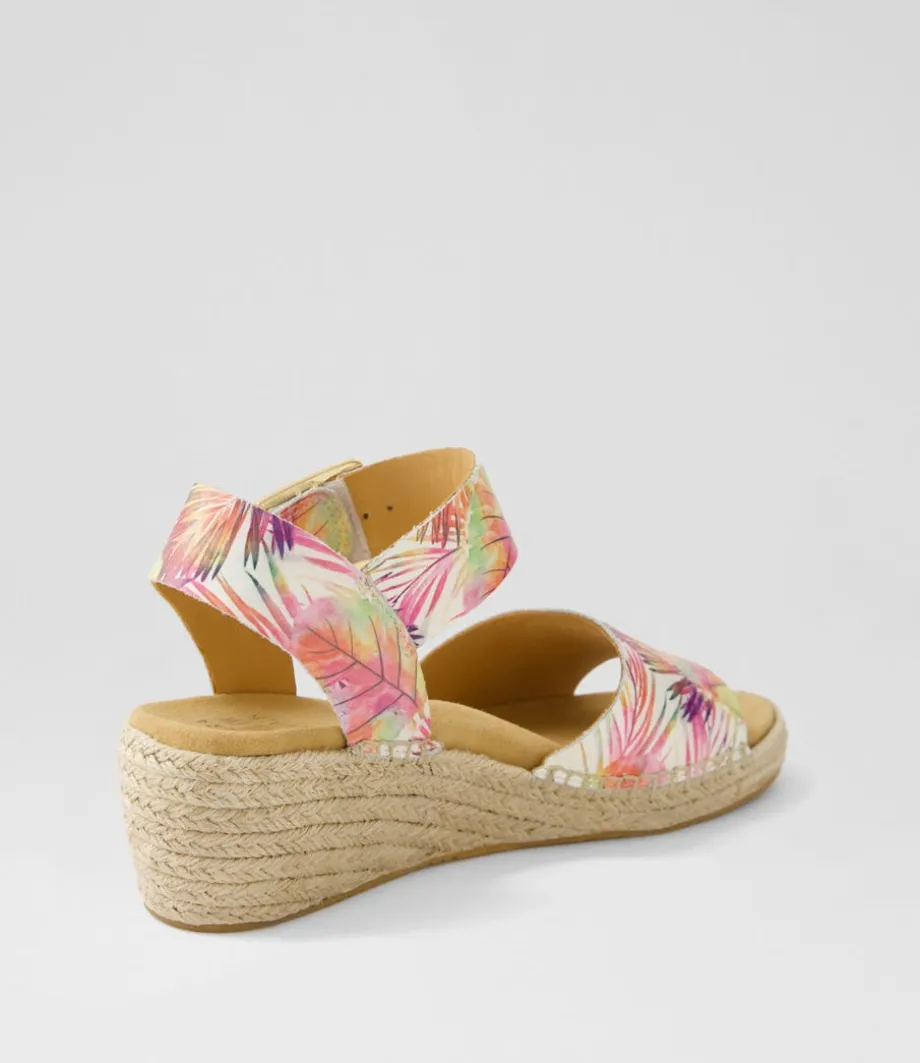 Kraig Xw Multi Palms Leather Sandals
