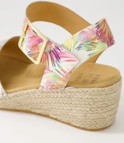 Kraig Xw Multi Palms Leather Sandals