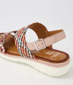 Kreta 02 Green Multi Leather Sandals