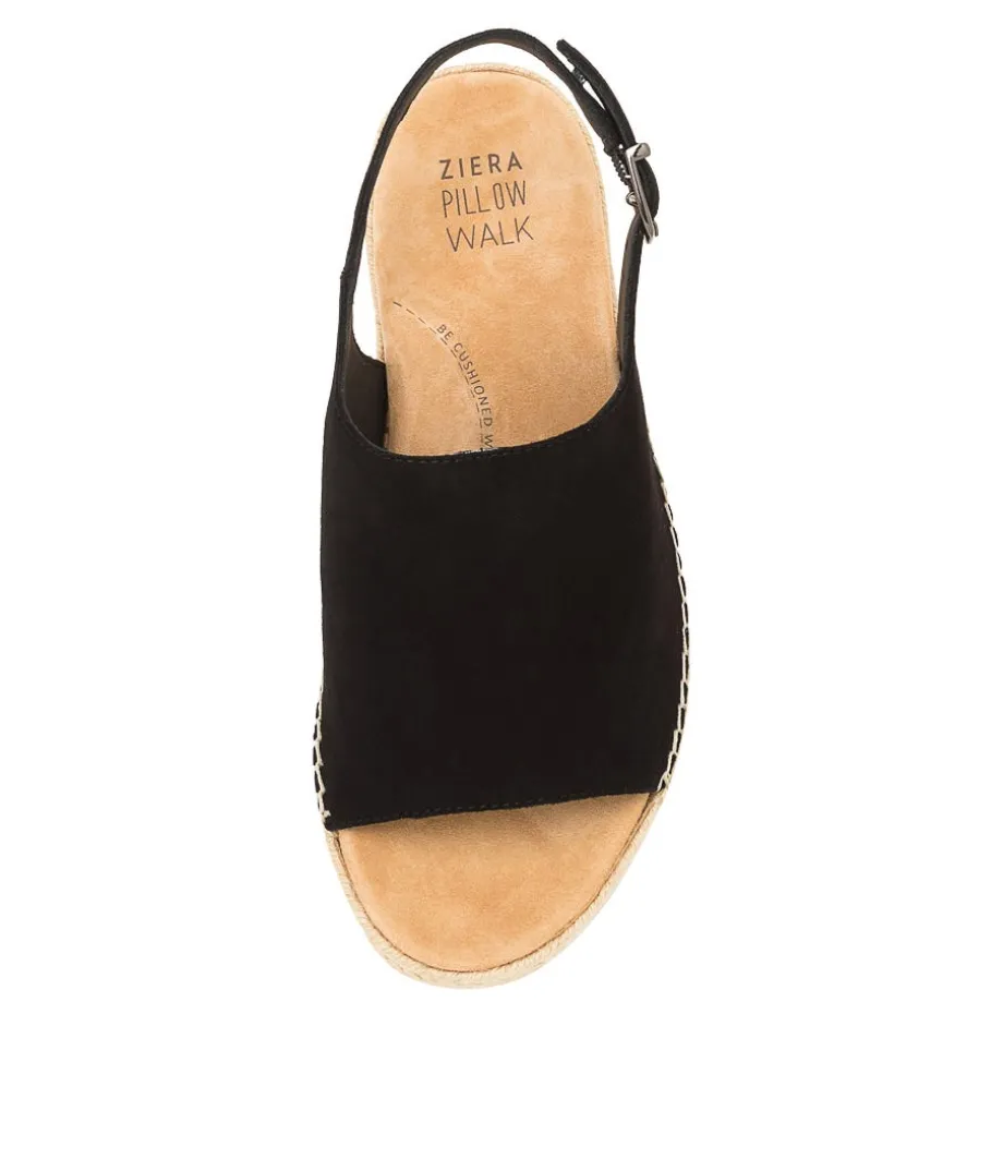 Kyrin Xw Black Suede Espadrilles