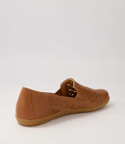 Lagos W Tan Leather Loafers