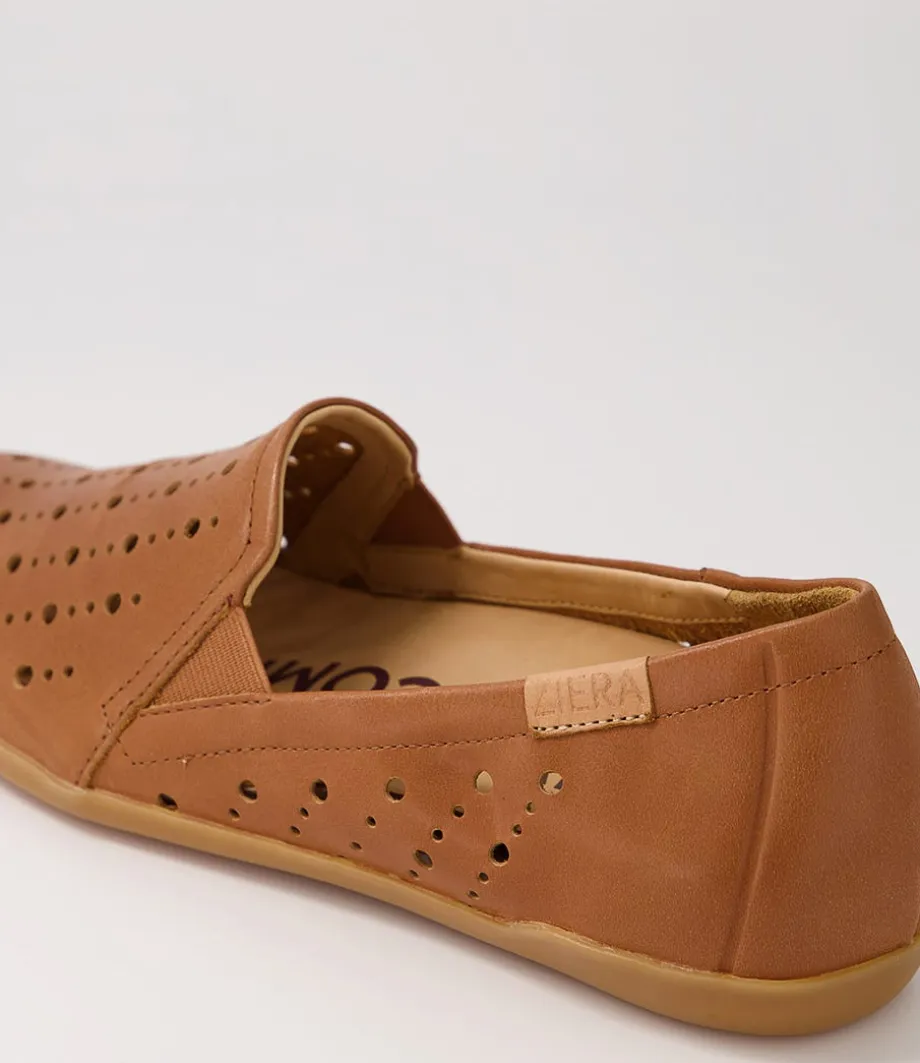 Lagos W Tan Leather Loafers