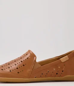 Lagos W Tan Leather Loafers