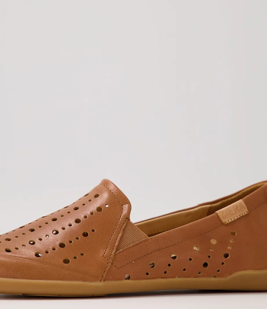 Lagos W Tan Leather Loafers
