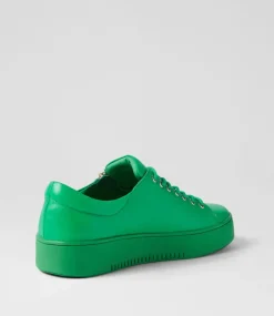 Laila Brt Emerald Leather Sneakers