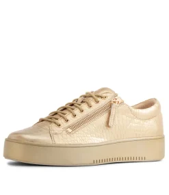 Laila Gold Croco Leather Sneakers Gs