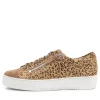 Laila Taupe Caramel Suede Sneakers