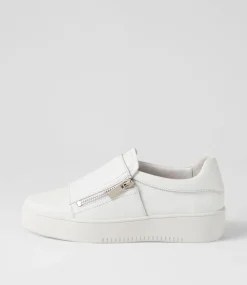 Laroon White Leather Sneakers