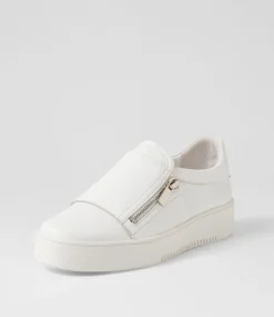 Laroon White Leather Sneakers