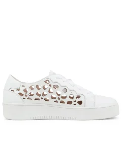 Lassin White Leather Sneakers