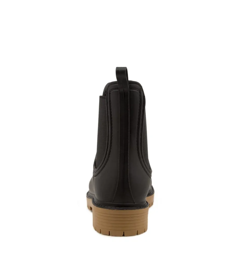 Laurina Black Gumboot