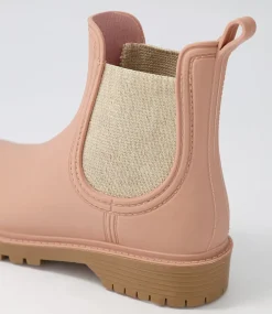 Laurina Blush Gumboot Chelsea Boots