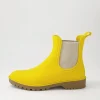 Laurina Yellow Gumboot Chelsea Boots