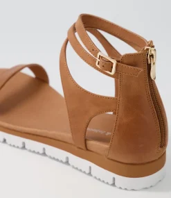 Lawun Tan Leather Sandals