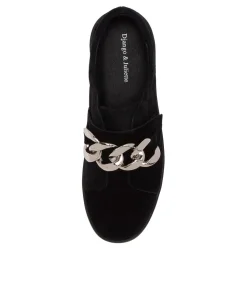 Layan Black Suede Sneakers Bs