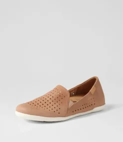 Liana W Cafe Leather Loafers