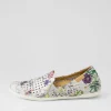 Liana W White Fields Leather Loafers