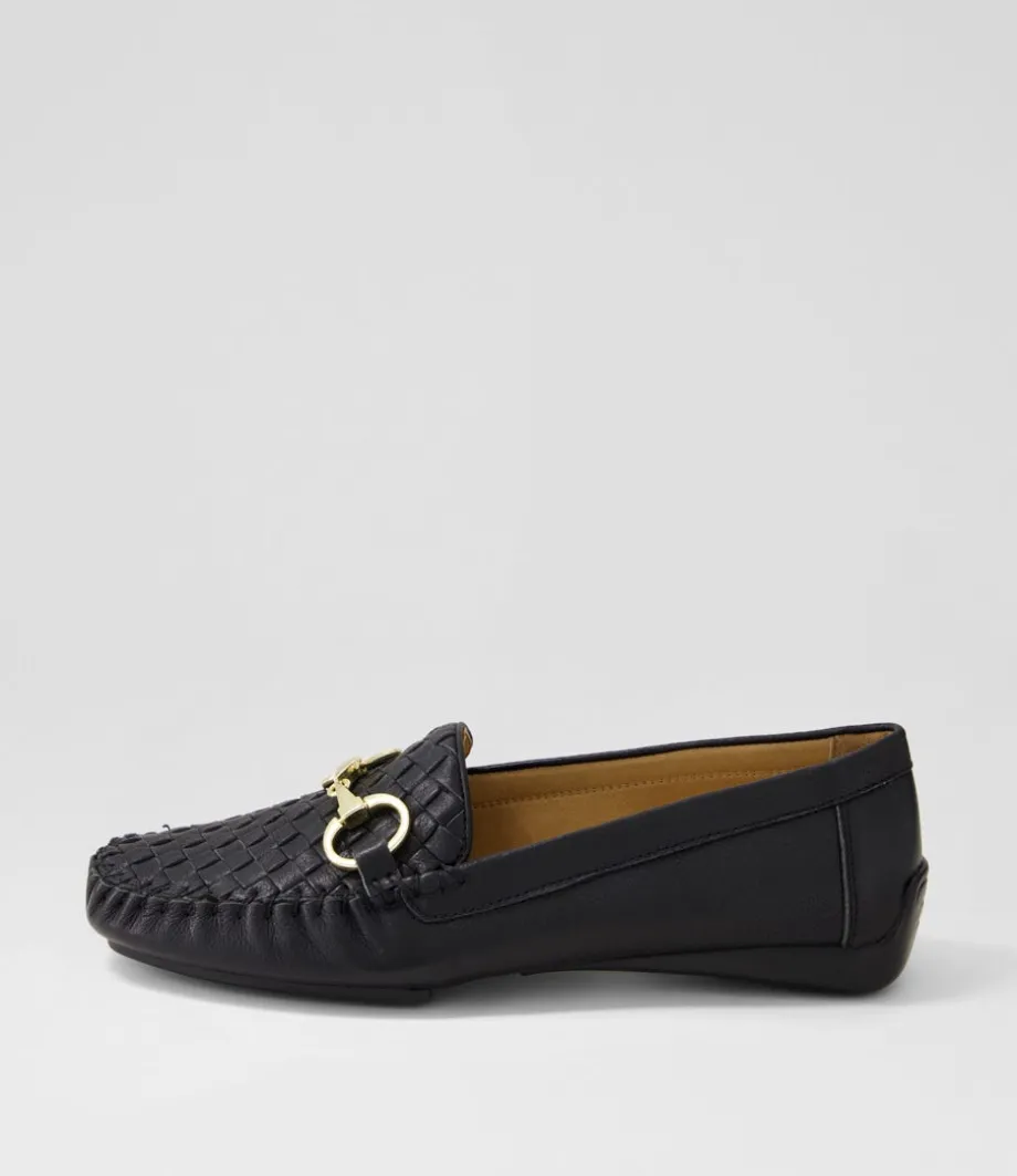 Lille Black Leather Loafers