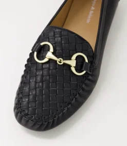 Lille Black Leather Loafers