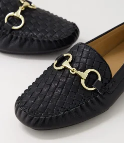 Lille Black Leather Loafers