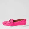 Lille Hot Pink Leather Loafers