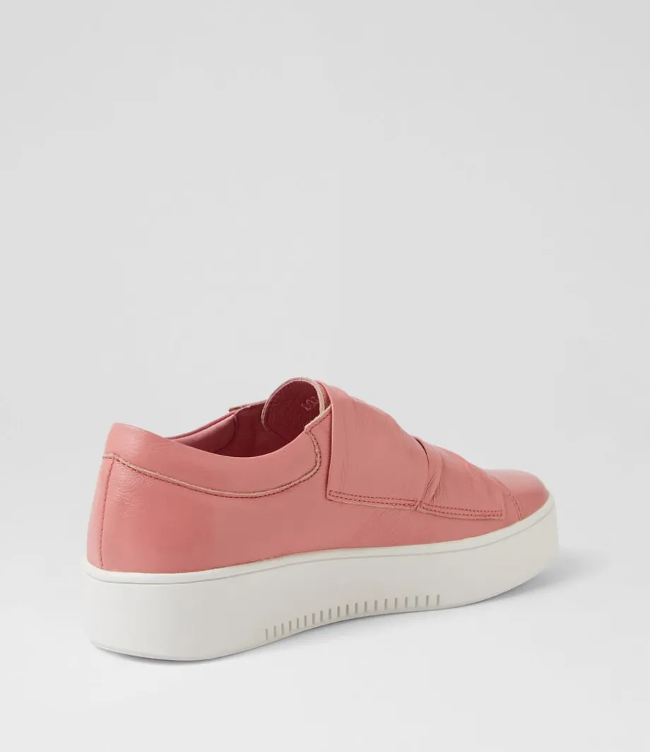 Loja Pretty Pink White Leather Sneakers