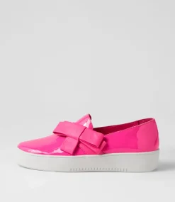 Lokki Hot Pink Patent Leather Sneakers