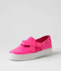 Lokki Hot Pink Patent Leather Sneakers