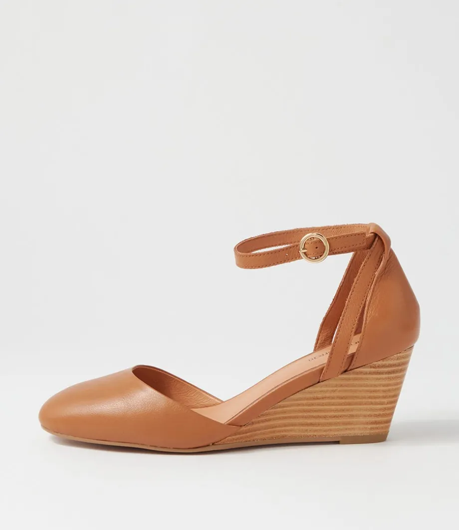 Lorelei Tan Natural Heel Leather Heels