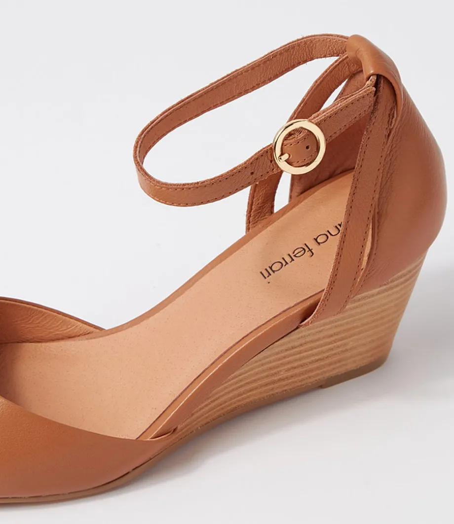 Lorelei Tan Natural Heel Leather Heels