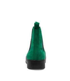 Lucero Dark Emerald Black Suede Boots