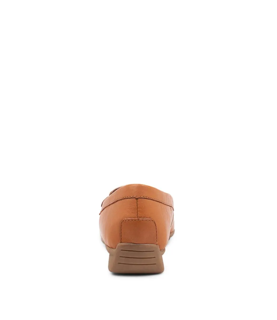 Lyins Tan Cheetah Pony Leather Flat Shoes
