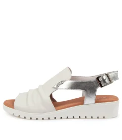 Madis Dj White Silver Leather