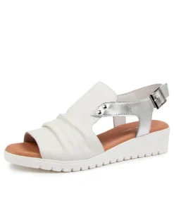 Madis Dj White Silver Leather