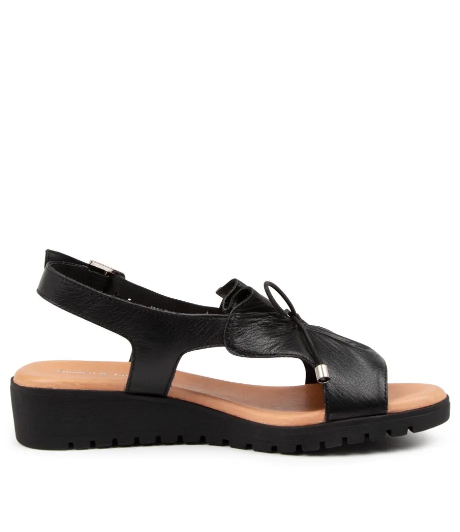 Malika Black Leather