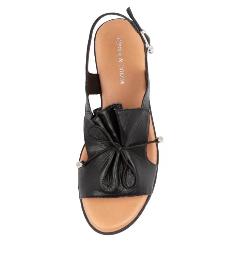 Malika Black Leather