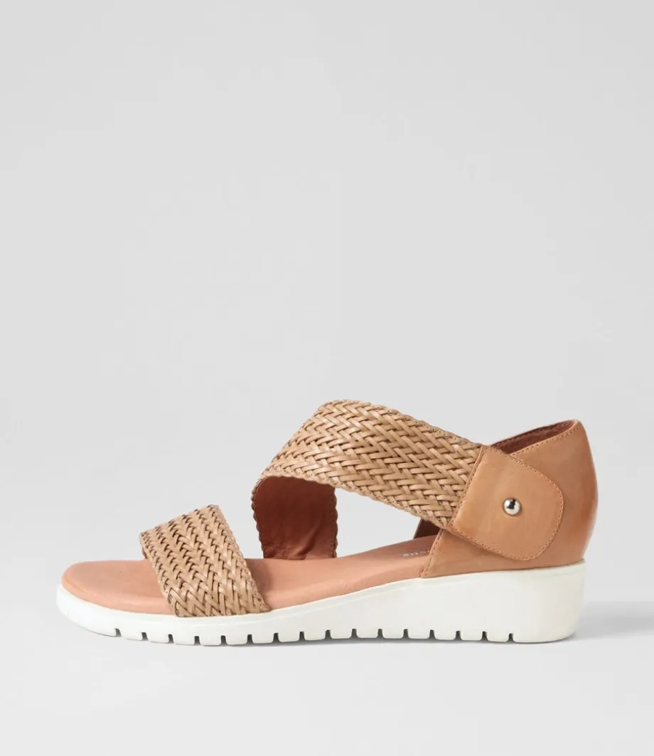 Malkie Biscuit Weave Leather Sandals